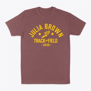 Julia Brown Montessori School Track and Field Classic Dad T-Shirt