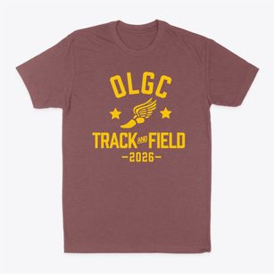 Our Lady Of Good Counsel School Track and Field Classic Dad T-Shirt