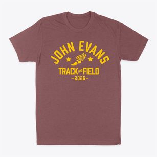 John Evans Middle School Track and Field Classic Dad T-Shirt