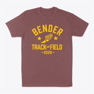 Bender Memorial Academy Track and Field Classic Dad T-Shirt
