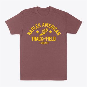 Naples American High School - Dodea Naples, Italy Track and Field Classic Dad T-Shirt