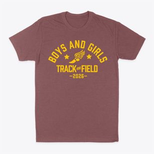 Boys And Girls High School Track and Field Classic Dad T-Shirt