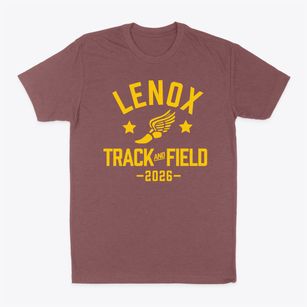 Lenox Elementary School Track and Field Classic Dad T-Shirt