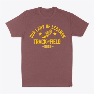 Our Lady Of Lebanon Parish Track and Field Classic Dad T-Shirt