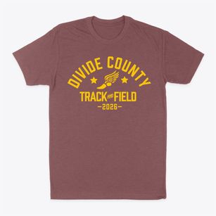 Divide County Elementary School Track and Field Classic Dad T-Shirt