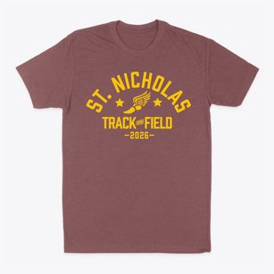 Saint Nicholas School Track and Field Classic Dad T-Shirt