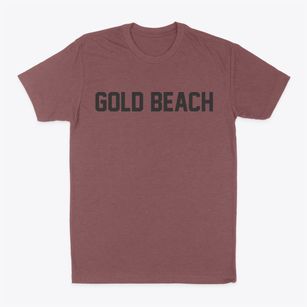 Gold Beach Oregon Classic Block Classic Dad T-Shirt