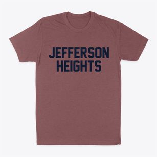 Jefferson Heights New York Classic Block Classic Dad T-Shirt