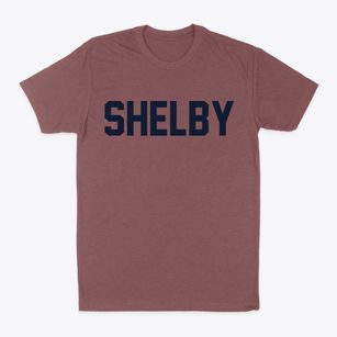 Shelby North Carolina Classic Block Classic Dad T-Shirt