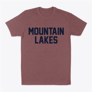Mountain Lakes New Hampshire Classic Block Classic Dad T-Shirt