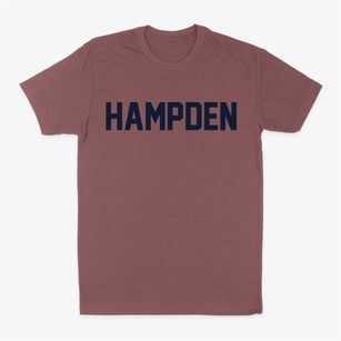 Hampden Maine Classic Block Classic Dad T-Shirt