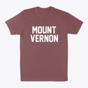 Mount Vernon Maine Classic Block Classic Dad T-Shirt