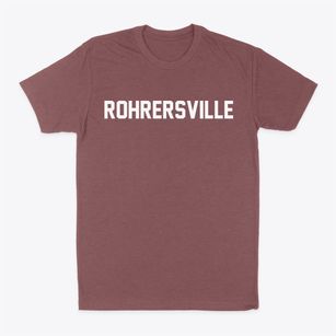 Rohrersville Maryland Classic Block Classic Dad T-Shirt