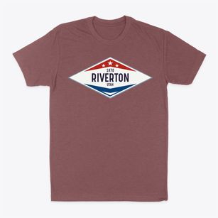 Riverton Utah Diamond Star Classic Dad T-Shirt
