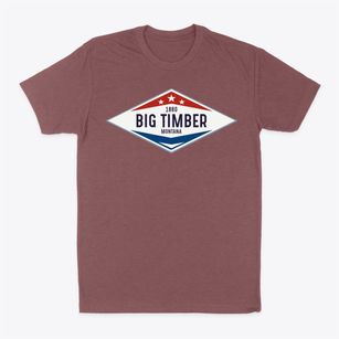 Big Timber Montana Diamond Star Classic Dad T-Shirt