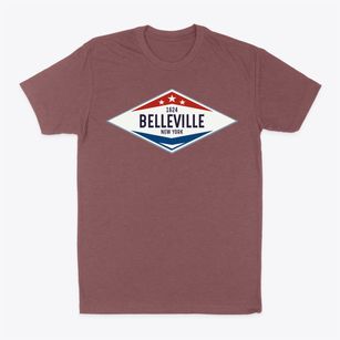 Belleville New York Diamond Star Classic Dad T-Shirt