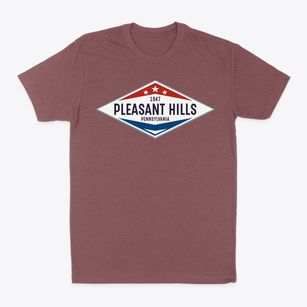 Pleasant Hills Pennsylvania Diamond Star Classic Dad T-Shirt