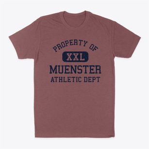 Muenster Texas Athletic Dept Classic Dad T-Shirt