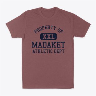 Madaket Massachusetts Athletic Dept Classic Dad T-Shirt