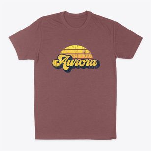 Aurora Illinois Sublime Sunset Classic Dad T-Shirt