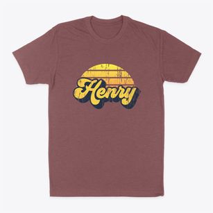 Henry Illinois Sublime Sunset Classic Dad T-Shirt