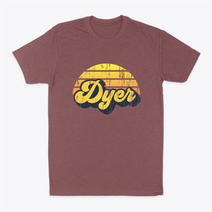 Dyer Indiana Sublime Sunset Classic Dad T-Shirt
