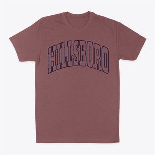 Hillsboro Ohio Trendy Block Classic Dad T-Shirt