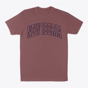 New Iberia Louisiana Trendy Block Classic Dad T-Shirt