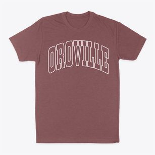 Oroville Washington Trendy Block Classic Dad T-Shirt