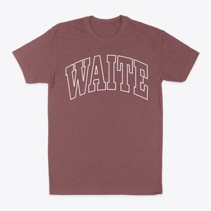 Waite Maine Trendy Block Classic Dad T-Shirt