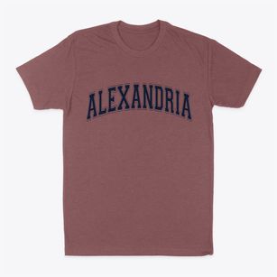 Alexandria New York Varsity Classic Dad T-Shirt