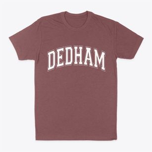 Dedham Massachusetts Varsity Classic Dad T-Shirt