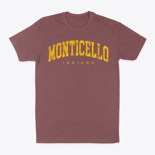 Monticello Indiana Urban Vibe Classic Dad T-Shirt