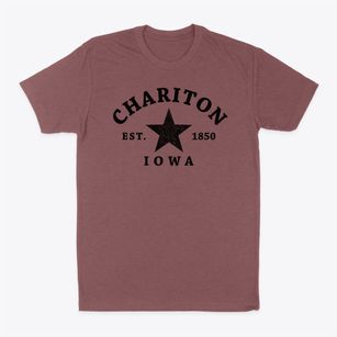 Chariton Iowa Star Classic Dad T-Shirt