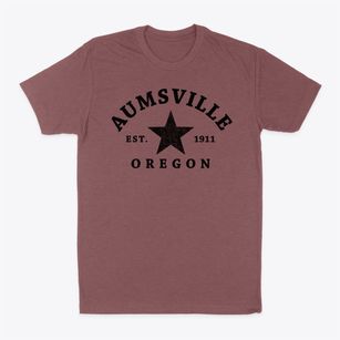Aumsville Oregon Star Classic Dad T-Shirt