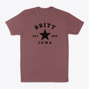 Britt Iowa Star Classic Dad T-Shirt