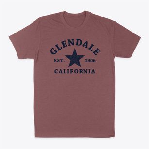 Glendale California Star Classic Dad T-Shirt