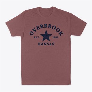 Overbrook Kansas Star Classic Dad T-Shirt