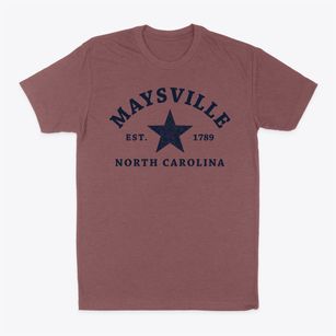 Maysville North Carolina Star Classic Dad T-Shirt