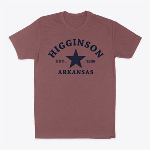Higginson Arkansas Star Classic Dad T-Shirt