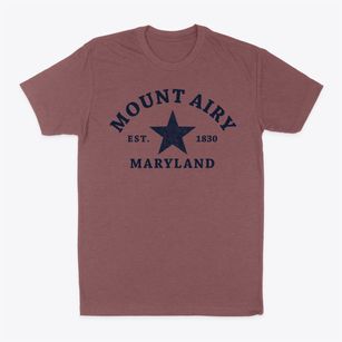 Mount Airy Maryland Star Classic Dad T-Shirt