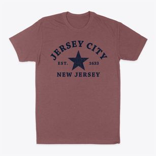 Jersey City New Jersey Star Classic Dad T-Shirt