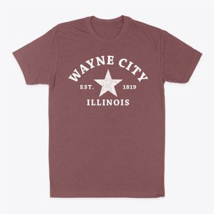 Wayne City Illinois Star Classic Dad T-Shirt