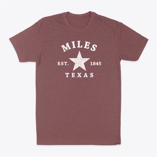 Miles Texas Star Classic Dad T-Shirt