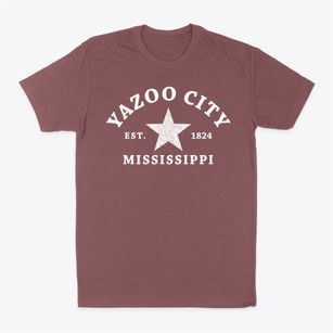 Yazoo City Mississippi Star Classic Dad T-Shirt
