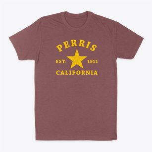 Perris California Star Classic Dad T-Shirt