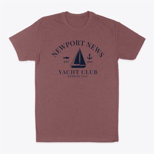 Newport News Virginia Yacht Club Classic Dad T-Shirt