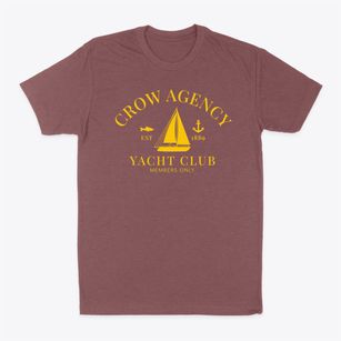 Crow Agency Montana Yacht Club Classic Dad T-Shirt
