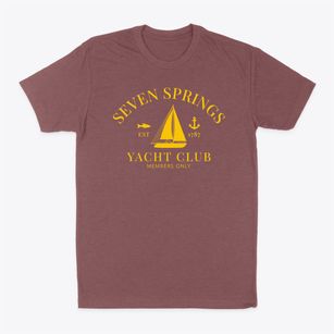 Seven Springs Pennsylvania Yacht Club Classic Dad T-Shirt