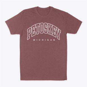 Petoskey Michigan Inline Classic Dad T-Shirt